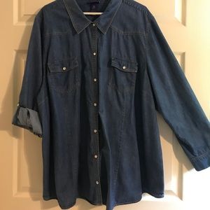 Catherine's denim shirt